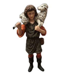 VINTAGE FLAMBRO RENAISSANCE NATIVITY RESIN GABRIEL THE SHEPHERD FIGURINE 1991